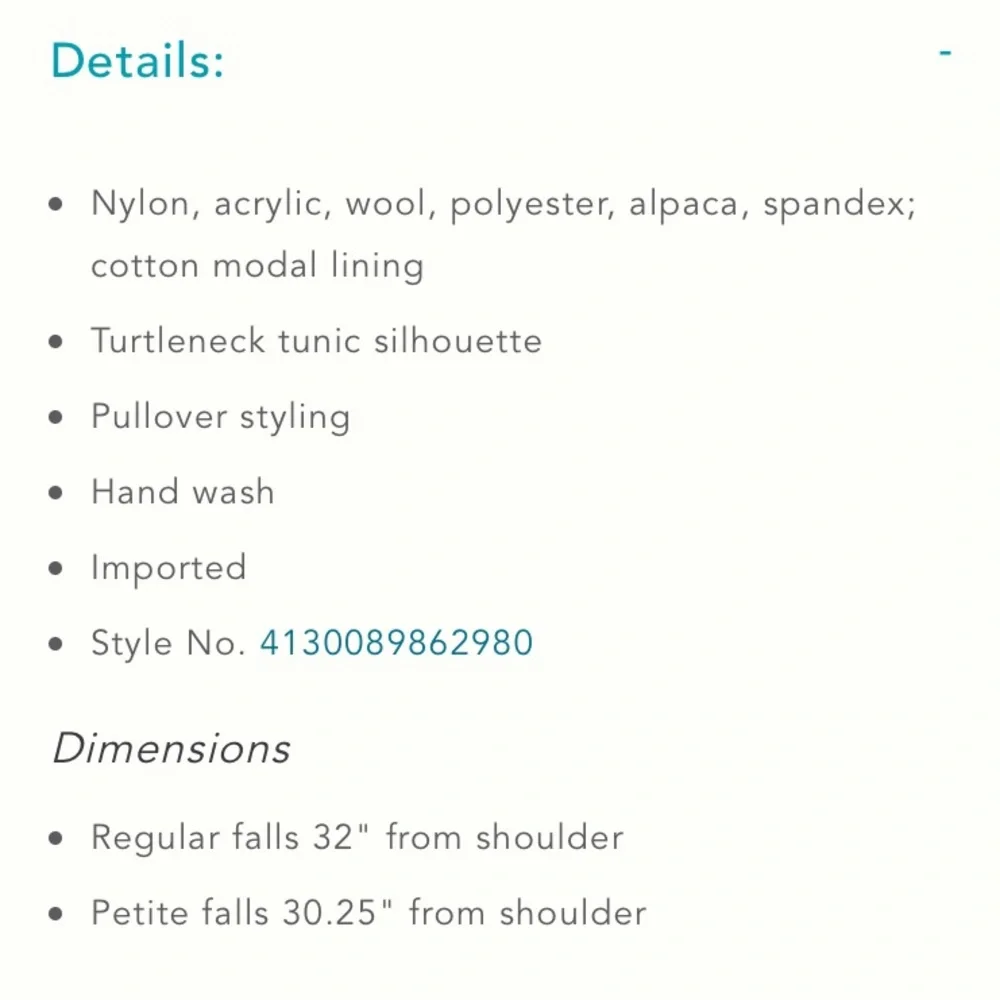 NWOT Anthropologie Eyelash Sweater Dress - Picture 2 of 2